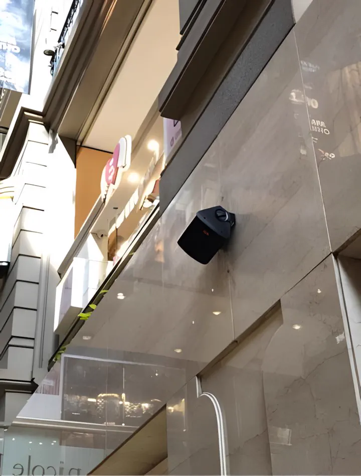 Galería del shopping vista a lo largo