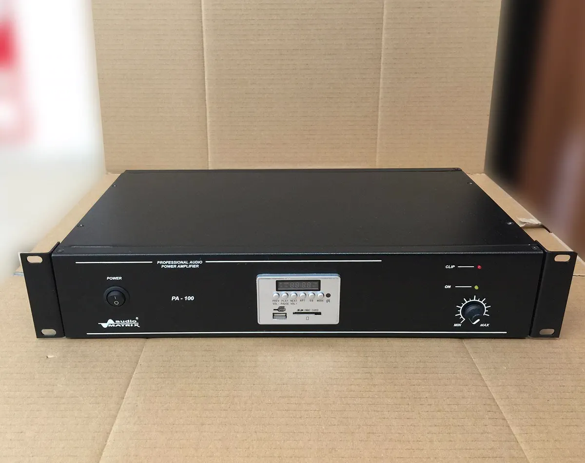 Amplificador PA-50 Y PA-100 con reproductor Mp3