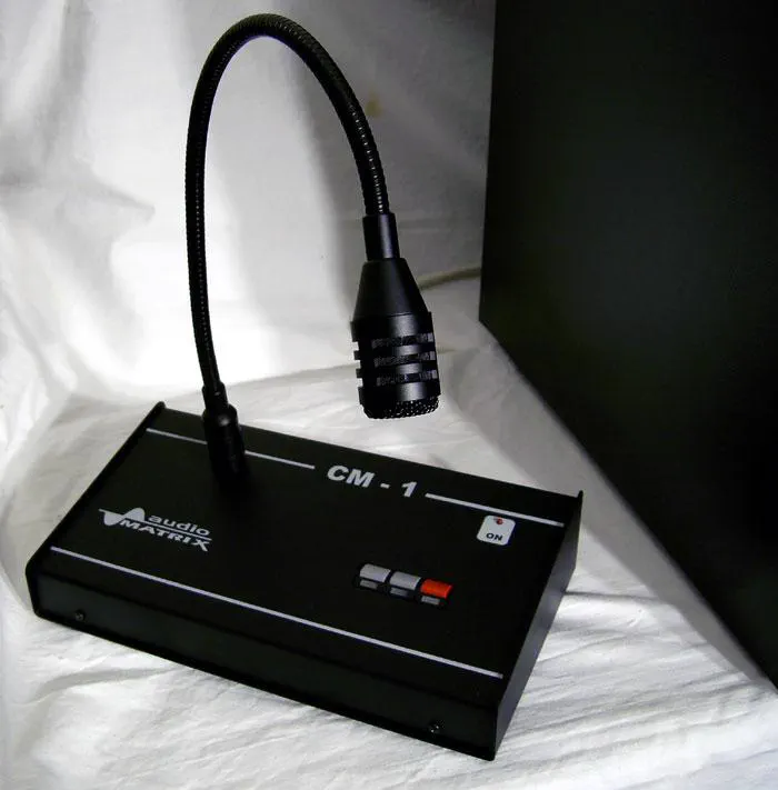 Consola con microfono
