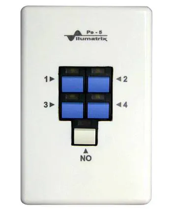 Key pad de control de 4 escenas y apagado