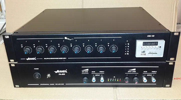 Mixer 8 canales mas mp3 y preamplificador PA-900