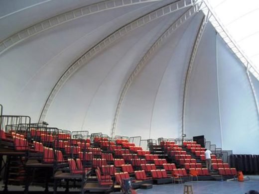 (AUDIO) Unsam. Universidad de San Martín. Sistema de audio con Line Array dB Technologies. Instalación, cableado y rigging. - foto 7