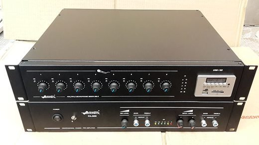 Mixer 8 canales mas mp3 y preamplificador PA-900 - foto 2